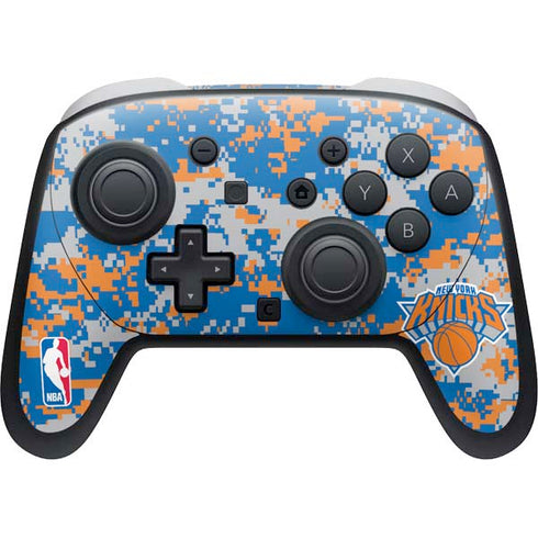 NBA New York Knicks Digi Camo Nintendo Skins