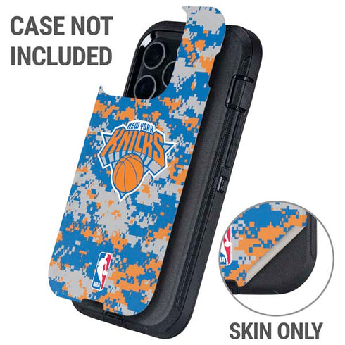 NBA New York Knicks Digi Camo Otterbox Defender iPhone Skin