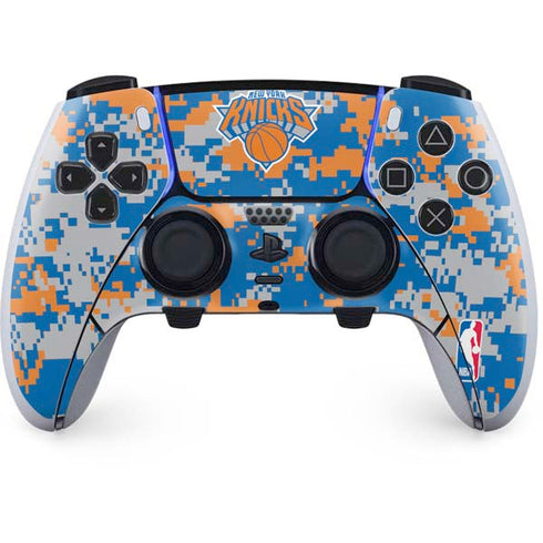 NBA New York Knicks Digi Camo PlayStation PS5 Skins