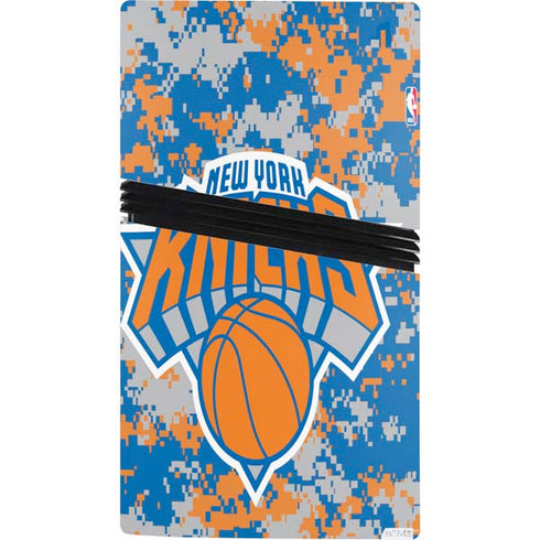 NBA New York Knicks Digi Camo PS5 Pro Bundle Skin
