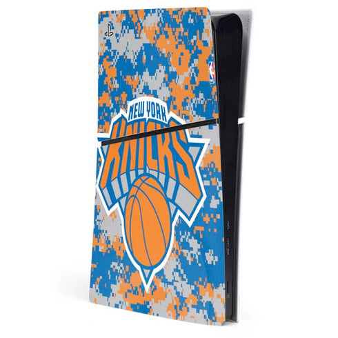 NBA New York Knicks Digi Camo PlayStation PS5 Skins
