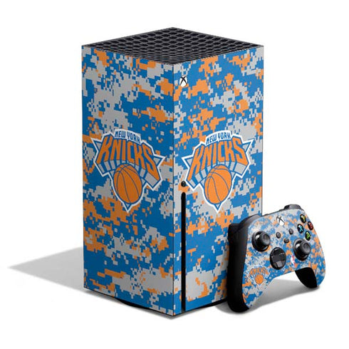 NBA New York Knicks Digi Camo Xbox Series X Skins