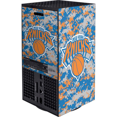 NBA New York Knicks Digi Camo XBox Series X Digital Edition Bundle Skin