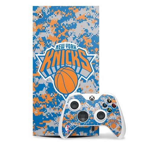 NBA New York Knicks Digi Camo Xbox Series X Skins