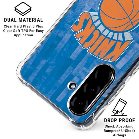 NBA New York Knicks Hardwood Classics Galaxy A36 5G Clear Case