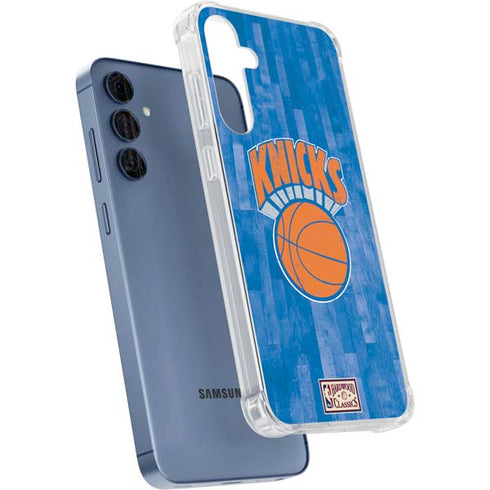 NBA New York Knicks Hardwood Classics Galaxy A55 5G Clear Case
