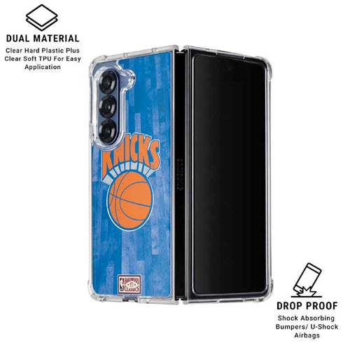 NBA New York Knicks Hardwood Classics Galaxy Z Fold6 Clear Case
