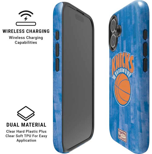 NBA New York Knicks Hardwood Classics iPhone 16 Magsafe Impact Case