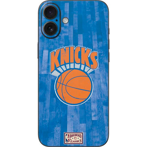 NBA New York Knicks Hardwood Classics iPhone 16 Plus Skin