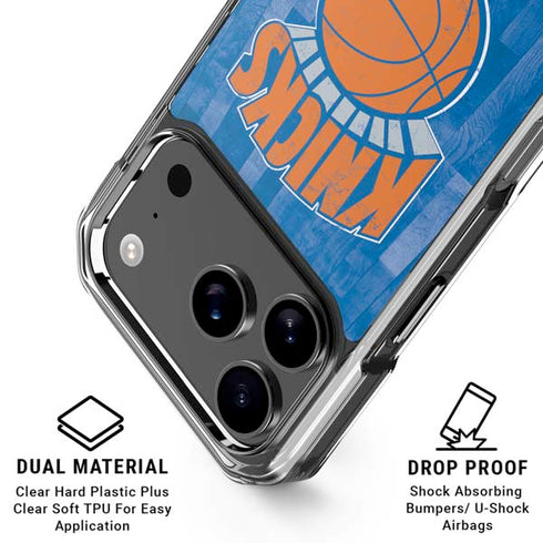 NBA New York Knicks Hardwood Classics iPhone 18 Pro Clear Case
