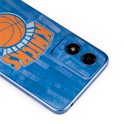 NBA New York Knicks Hardwood Classics Moto G Play 4G (2024) Skin