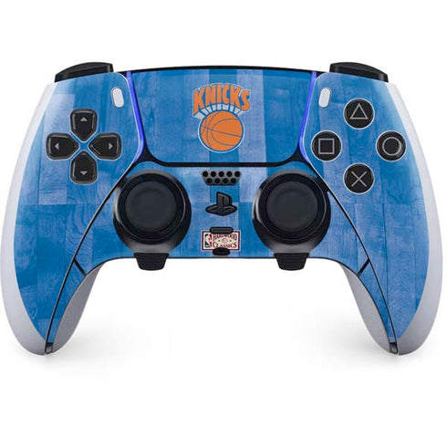 NBA New York Knicks Hardwood Classics PS5 DualSense Edge Pro Controller Skin