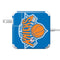 NBA New York Knicks Large Logo 85W Power Adapter (15 and 17 inch MacBook Pro Charger) Skin