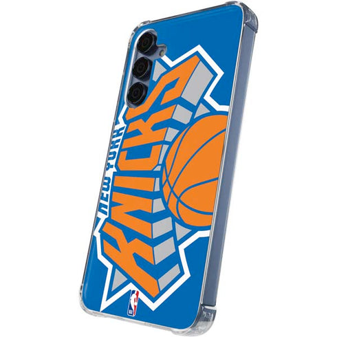 NBA New York Knicks Large Logo Galaxy A55 5G Clear Case