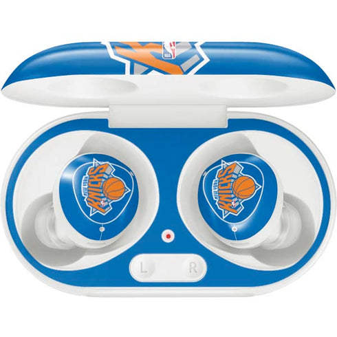 NBA New York Knicks Large Logo Galaxy Buds Plus Skin