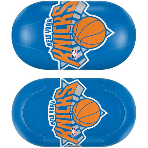 NBA New York Knicks Large Logo Galaxy Buds Plus Skin