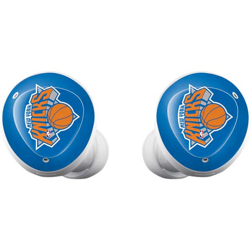 NBA New York Knicks Large Logo Galaxy Buds Plus Skin