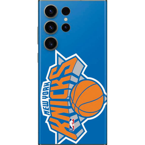 NBA New York Knicks Large Logo Galaxy Skins