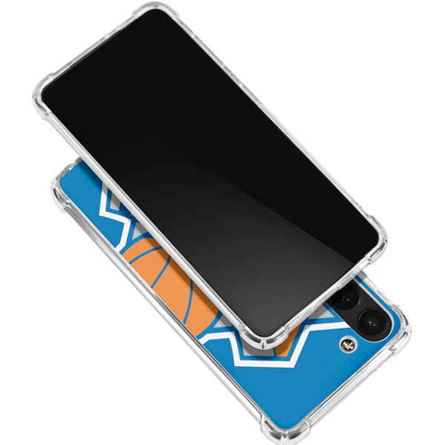 NBA New York Knicks Large Logo Galaxy S24 FE Clear Case