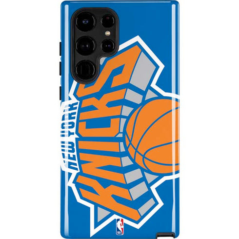 NBA New York Knicks Large Logo Galaxy Cases
