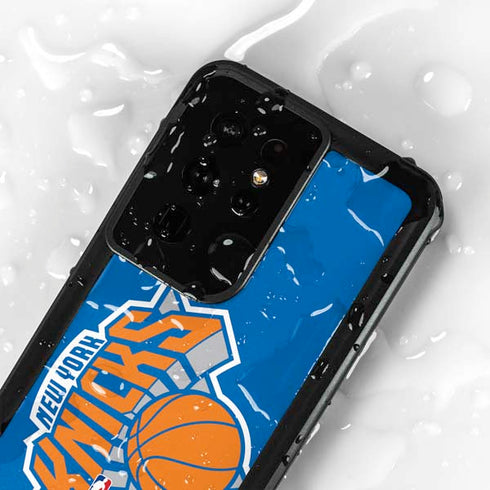 NBA New York Knicks Large Logo Galaxy S24 Ultra Waterproof Case