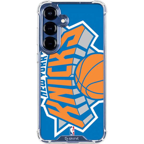NBA New York Knicks Large Logo Galaxy S25 FE Clear Case