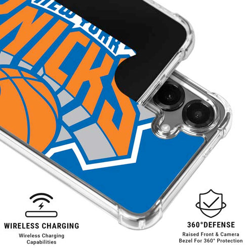 NBA New York Knicks Large Logo Galaxy S26 Clear Case
