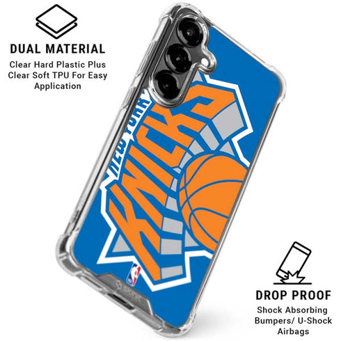 NBA New York Knicks Large Logo Galaxy S26 Plus Clear Case