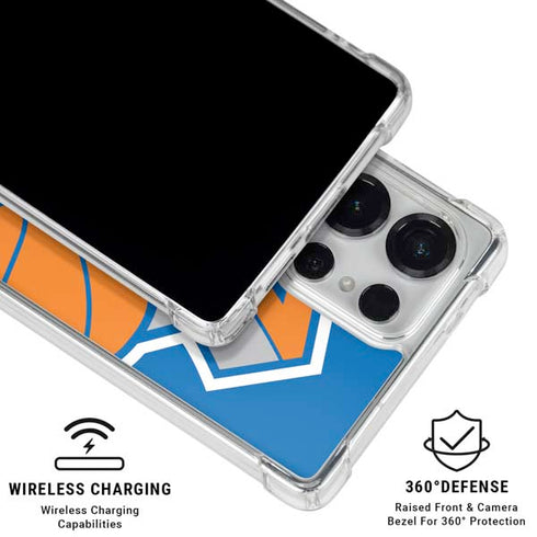 NBA New York Knicks Large Logo Galaxy S26 Ultra Clear Case