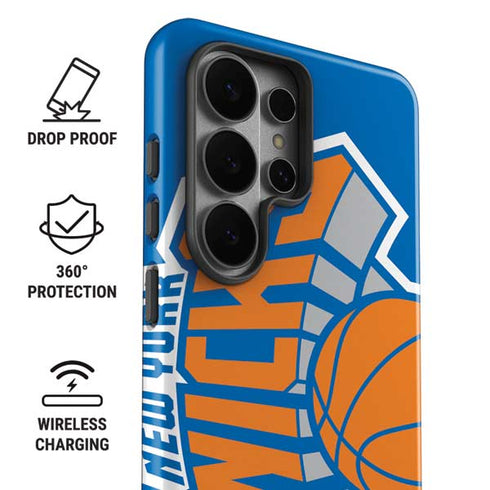 NBA New York Knicks Large Logo Galaxy S26 Ultra Impact Case