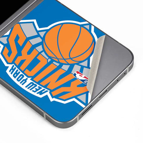 NBA New York Knicks Large Logo Galaxy Z Flip6 Skin