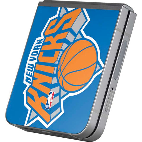 NBA New York Knicks Large Logo Galaxy Z Flip6 Skin