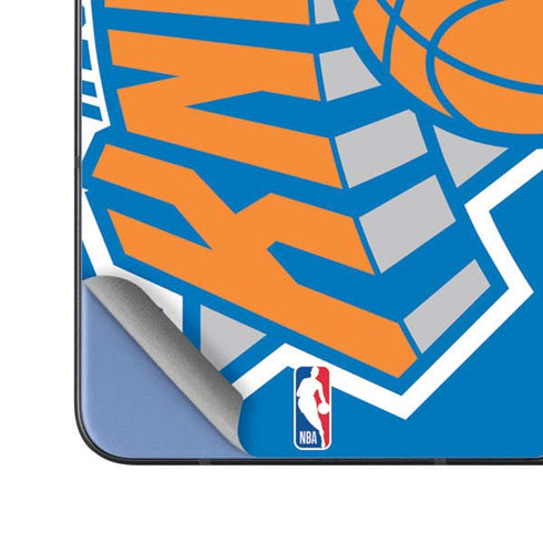 NBA New York Knicks Large Logo Galaxy Z Fold5 5G Skin