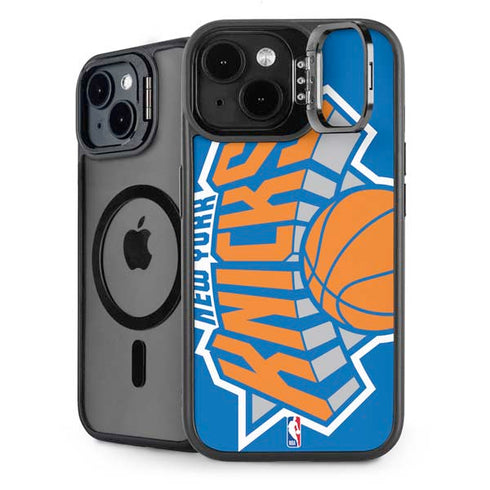 NBA New York Knicks Large Logo iPhone 14 Plus Kickstand Case