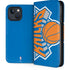 NBA New York Knicks Large Logo iPhone 15 Plus Folio Case