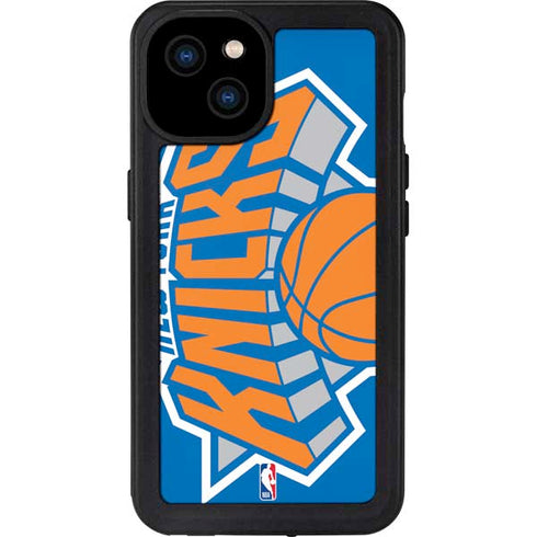 NBA New York Knicks Large Logo iPhone 15 Plus Waterproof Case