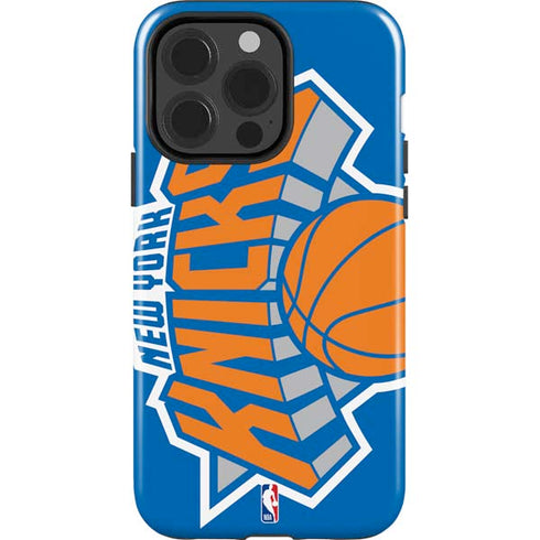 NBA New York Knicks Large Logo iPhone 15 Pro Impact Case
