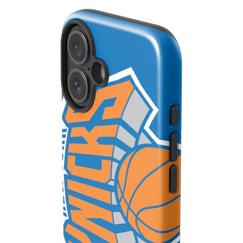 NBA New York Knicks Large Logo iPhone 16 Impact Case