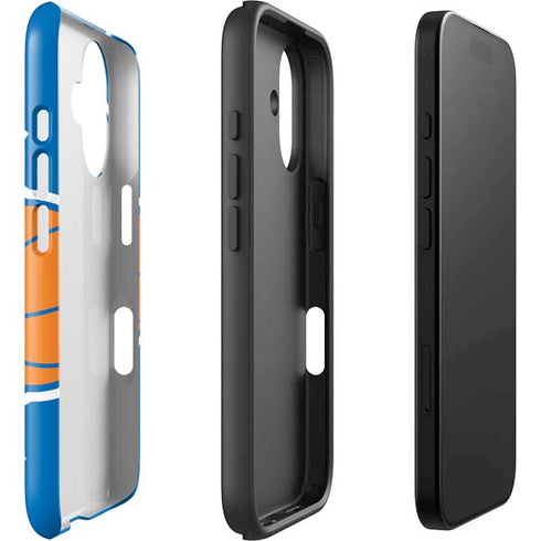 NBA New York Knicks Large Logo iPhone 16 Impact Case
