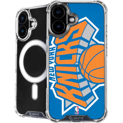 NBA New York Knicks Large Logo iPhone 16 MagSafe Case