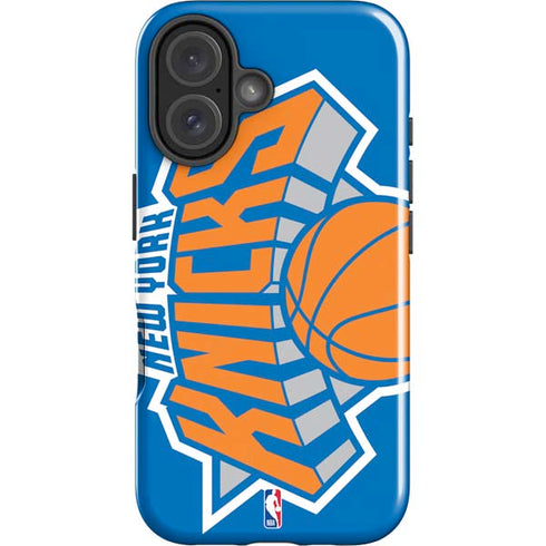 NBA New York Knicks Large Logo iPhone 16 Plus Impact Case