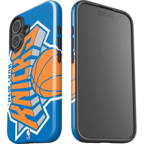 NBA New York Knicks Large Logo iPhone 16 Plus Impact Case