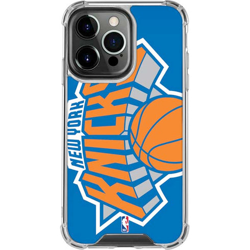 NBA New York Knicks Large Logo iPhone 16 Pro Max Clear Case