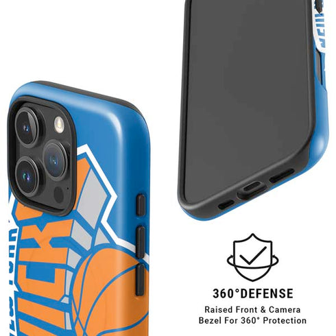 NBA New York Knicks Large Logo iPhone 16 Pro Max Magsafe Impact Case