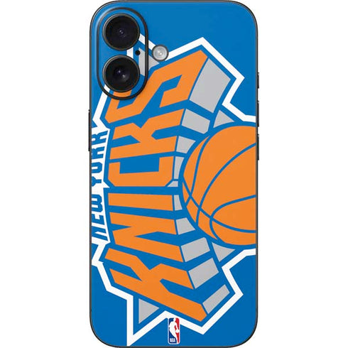 NBA New York Knicks Large Logo iPhone 16 Skin