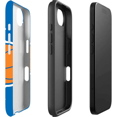 NBA New York Knicks Large Logo iPhone 16e Impact Case