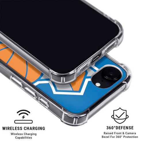 NBA New York Knicks Large Logo iPhone 16e MagSafe Case