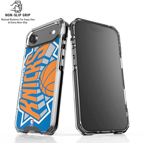 NBA New York Knicks Large Logo iPhone 17 Air Clear Case