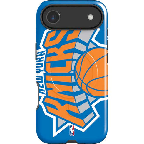NBA New York Knicks Large Logo iPhone 17 Air Magsafe Impact Case
