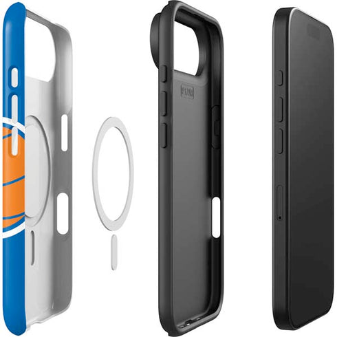 NBA New York Knicks Large Logo iPhone 17 Air Magsafe Impact Case